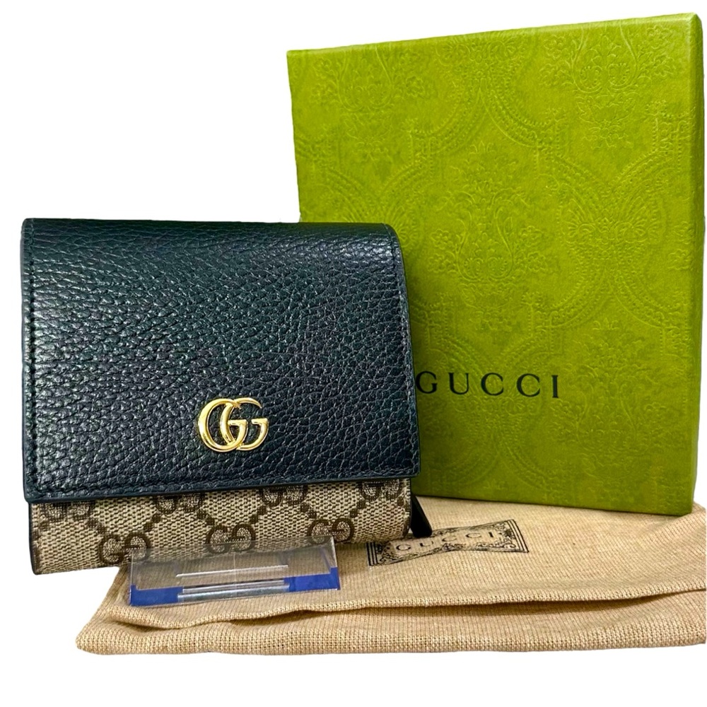 Authentic Gucci Marmont Supreme Compact Wallet - Picture 9 of 10